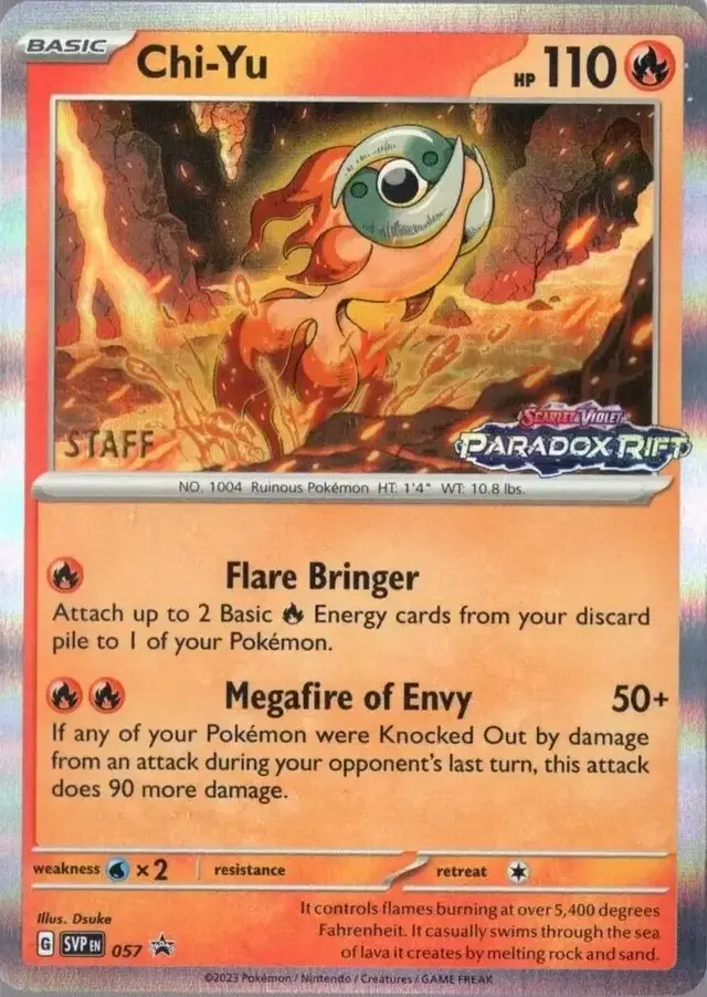 Chi-Yu [Prerelease Staff] - Pokemon Prerelease & Staff Promos #57