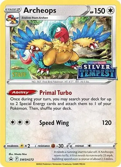 Archeops [Prerelease Staff] - Pokemon Prerelease & Staff Promos #SWSH272