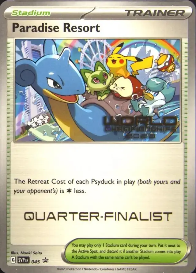 Paradise Resort [Quarter Finalist] - Pokemon Tournament Promos #45