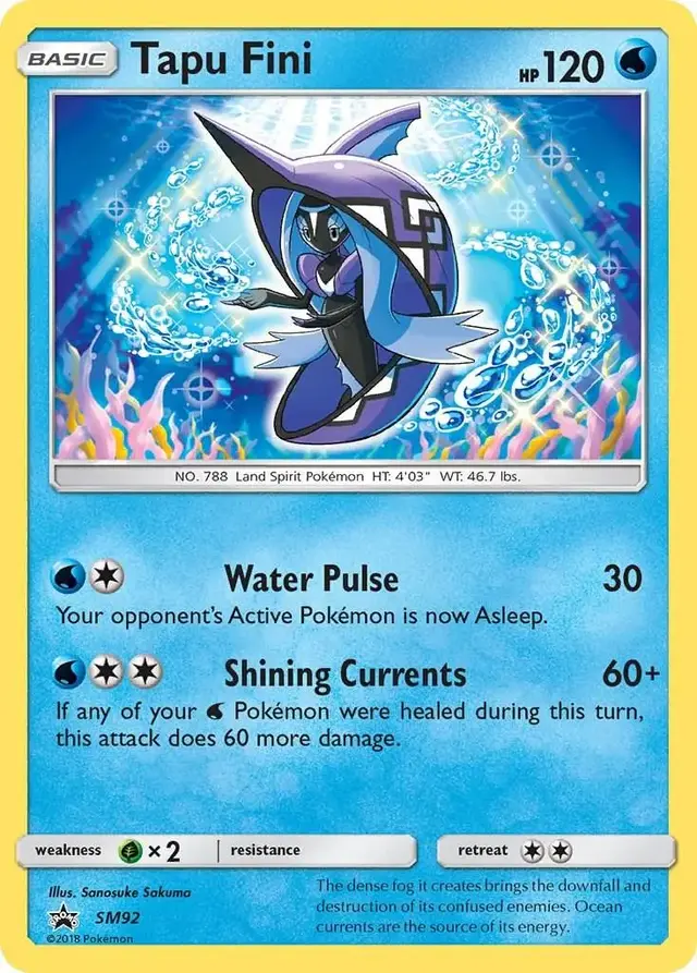 Tapu Fini - Pokemon SM Promos #SM92