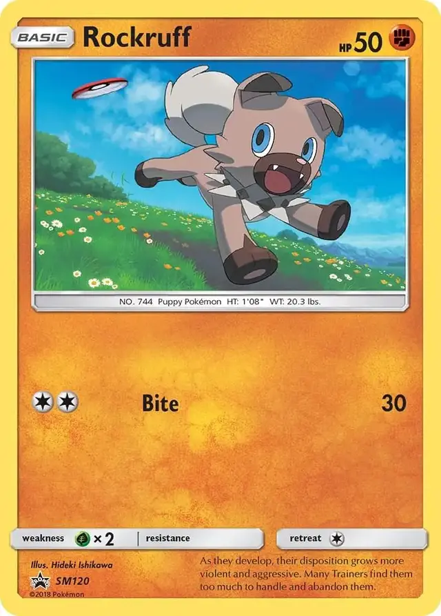 Rockruff - Pokemon SM Promos #SM120