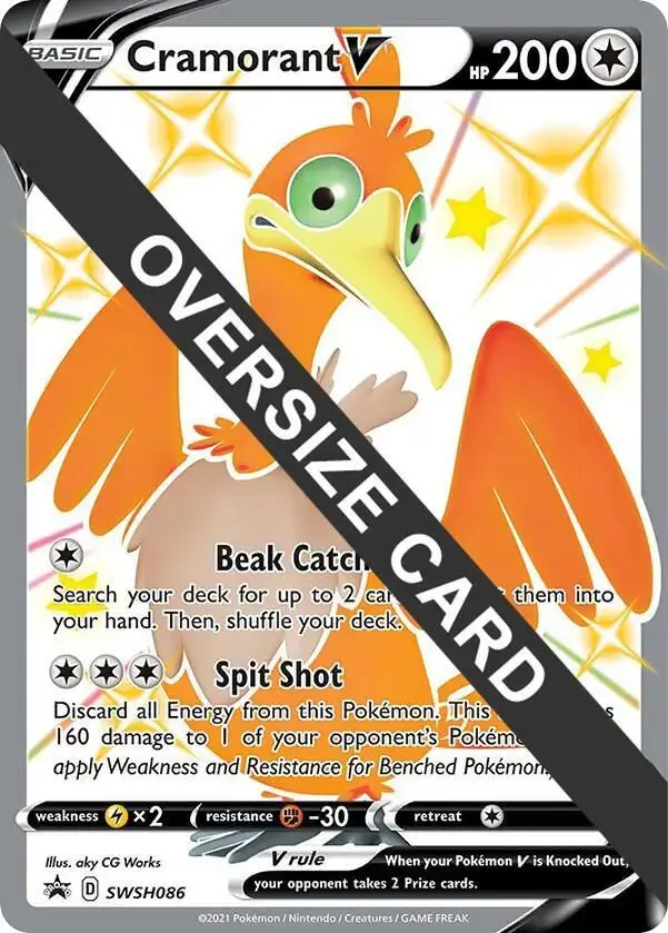 Cramorant V [Jumbo] - Pokemon Jumbo Cards #swsh086