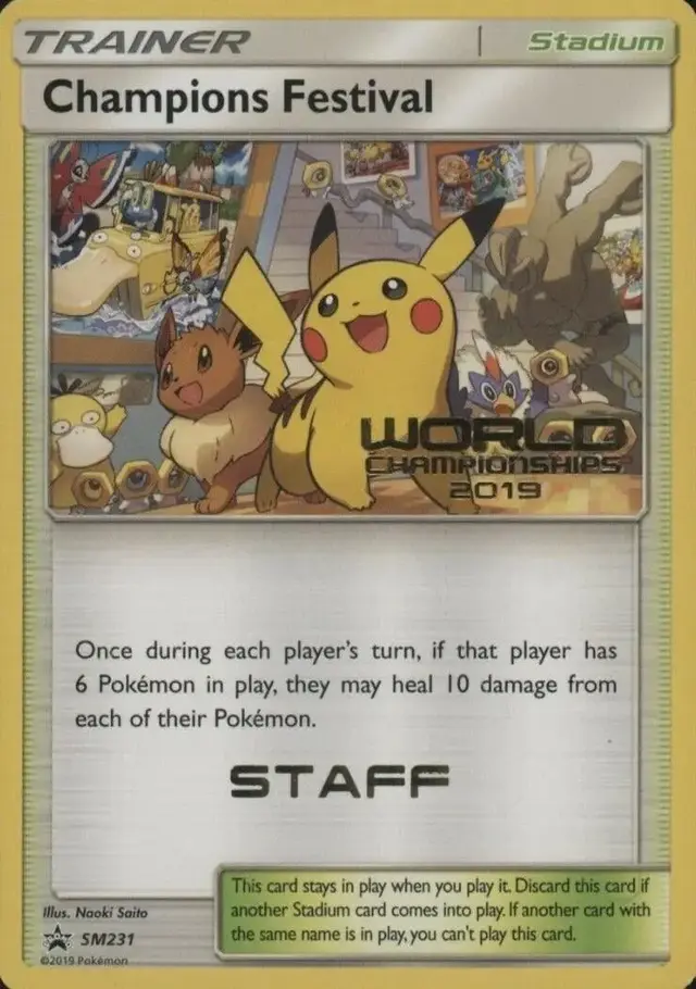 Champions Festival [Staff] - Pokemon Prerelease & Staff Promos #SM231