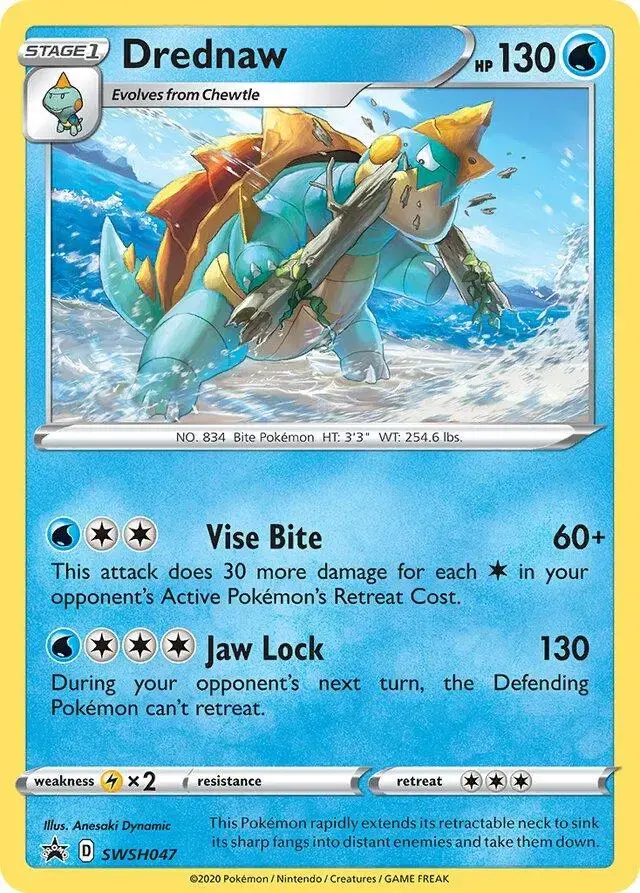 Drednaw - Pokemon Sword & Shield Promos #SWSH047