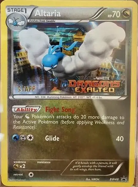 Altaria [Staff] - Pokemon Prerelease & Staff Promos #BW48