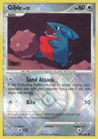 Gible [Staff] - Pokemon Prerelease & Staff Promos #106