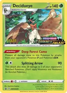 Decidueye [Prerelease Staff] - Pokemon Prerelease & Staff Promos