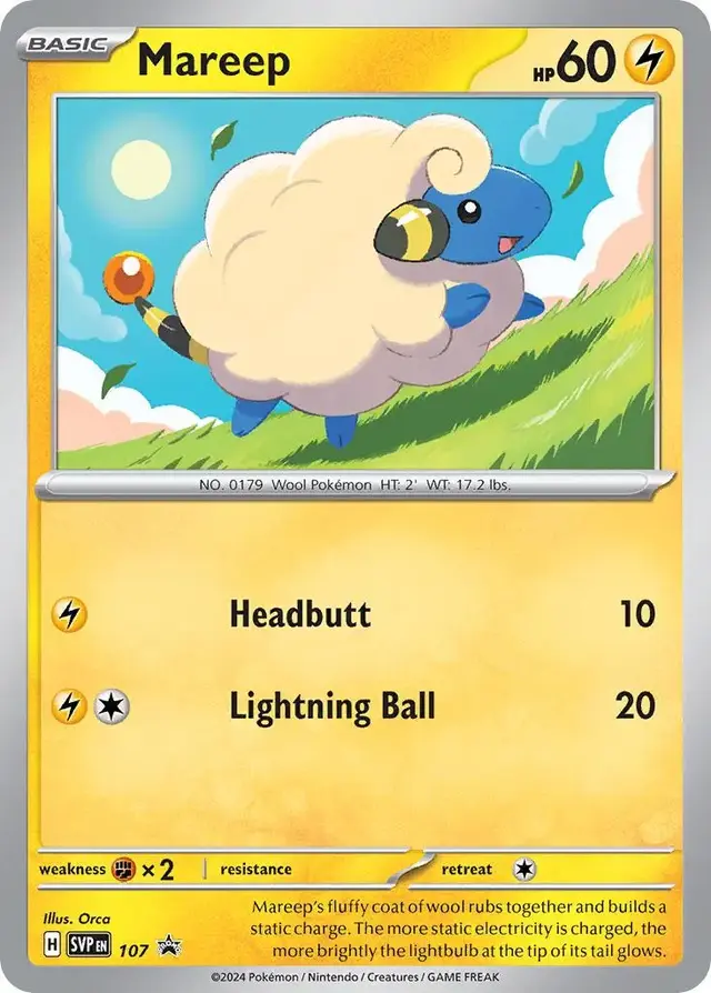 Mareep - Pokemon Promo #107