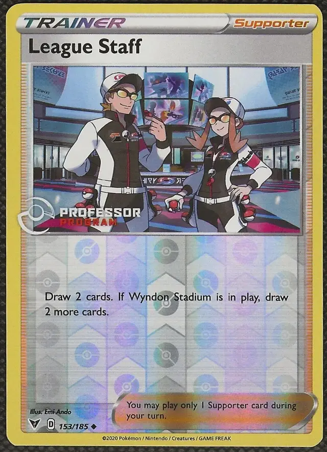 League Staff [Professor Program] - Pokemon Tournament Promos #153