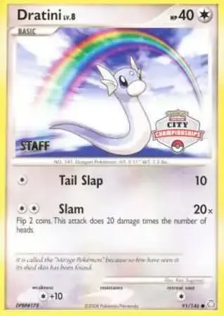Dratini [Staff] - Pokemon Prerelease & Staff Promos #91