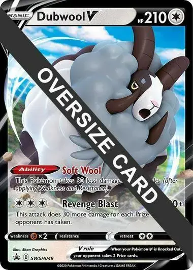 Dubwool V [Jumbo] - Pokemon Jumbo Cards #SWSH049