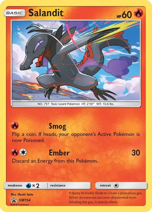 Salandit - Pokemon SM Promos #SM154