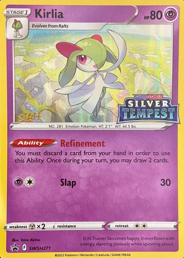 Kirlia [Prerelease Staff] - Pokemon Prerelease & Staff Promos #SWSH271