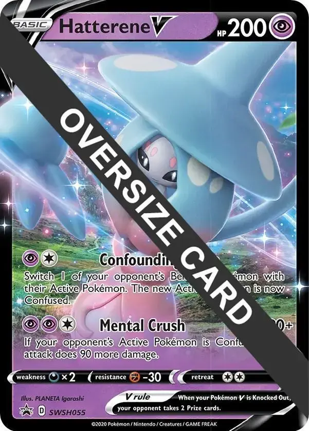 Hatterene V [Jumbo] - Pokemon Jumbo Cards #swsh055
