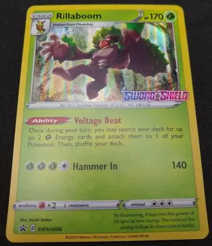 Rillaboom - Pokemon Sword & Shield Promos #SWSH006