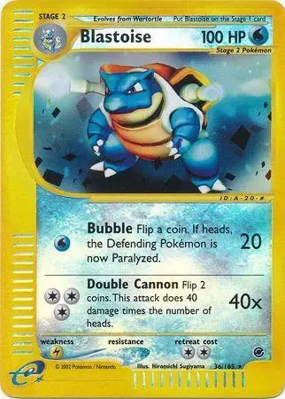 Blastoise [Reverse Holo] - Pokemon Expedition #36
