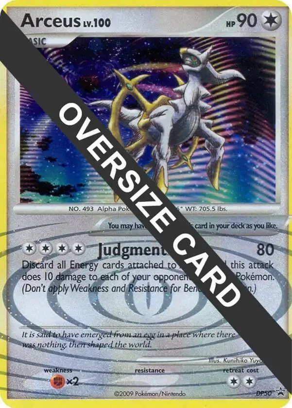 Arceus [Jumbo] - Pokemon Jumbo Cards #DP50