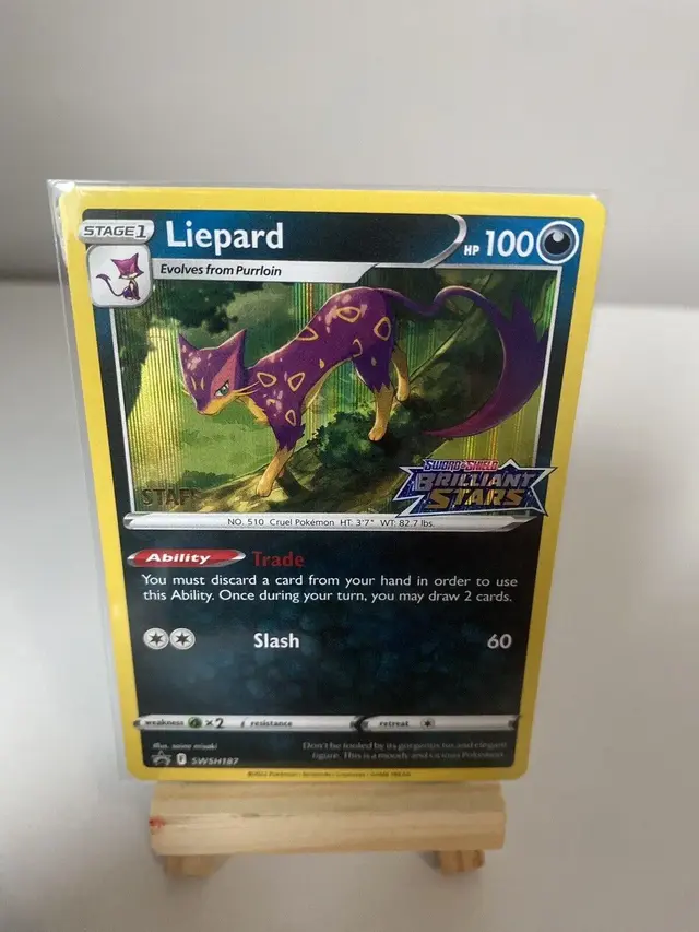 Liepard [Staff] - Pokemon Prerelease & Staff Promos #SWSH187