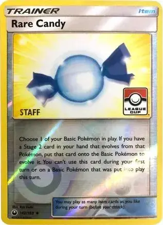 Rare Candy [League Cup Staff] - Pokemon Tournament Promos #142