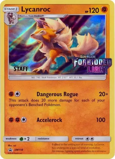 Lycanroc - Pokemon SM Promos #SM118