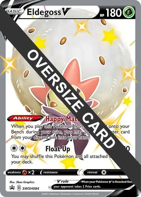 Eldegoss V [Jumbo] - Pokemon Jumbo Cards #SWSH084