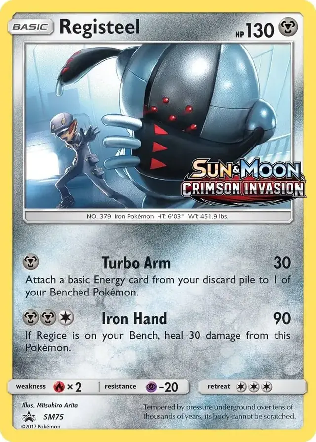 Registeel - Pokemon SM Promos #SM75