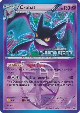 Crobat [Prerelease Staff] - Pokemon Prerelease & Staff Promos #BW51