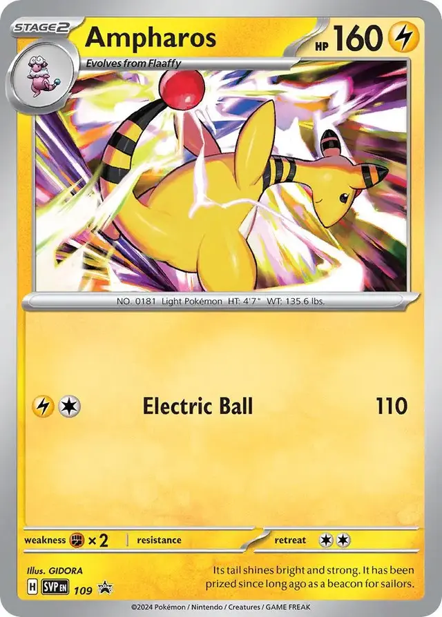 Ampharos - Pokemon Promo #109