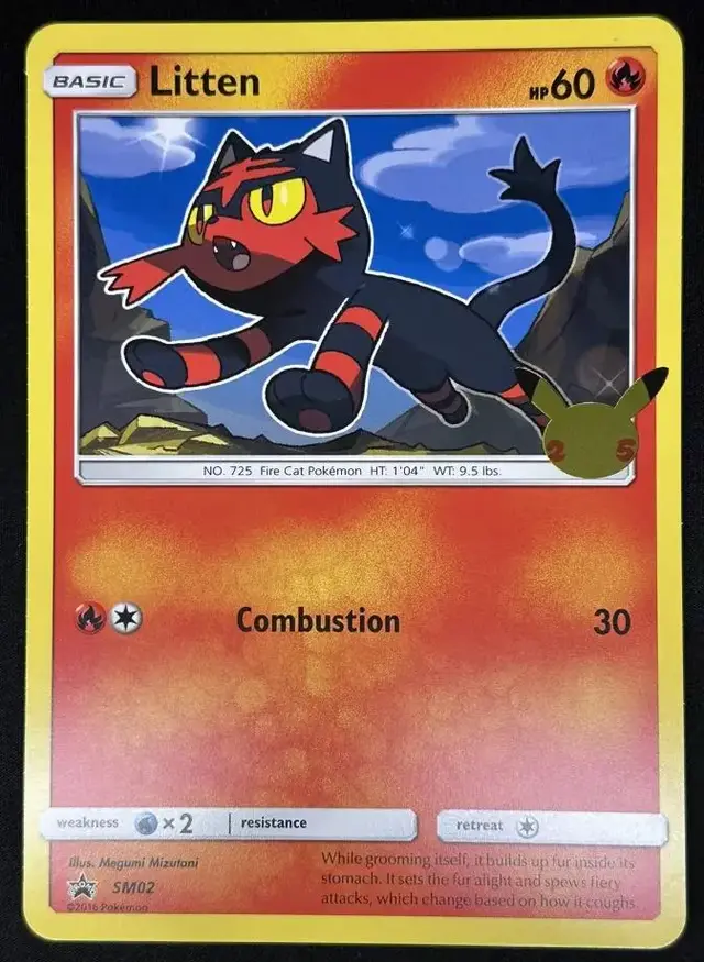 Litten [Jumbo] - Pokemon Jumbo Cards #SM02