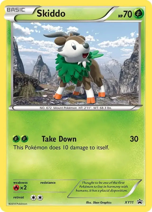 Skiddo - Pokemon XY Promos #XY11
