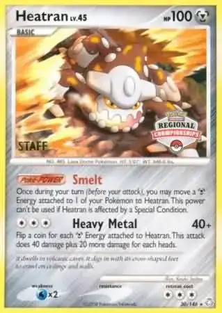 Heatran [Staff] - Pokemon Prerelease & Staff Promos #30