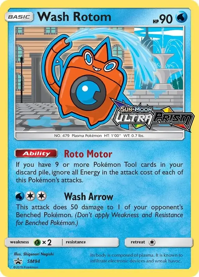 Wash Rotom - Pokemon SM Promos #SM94