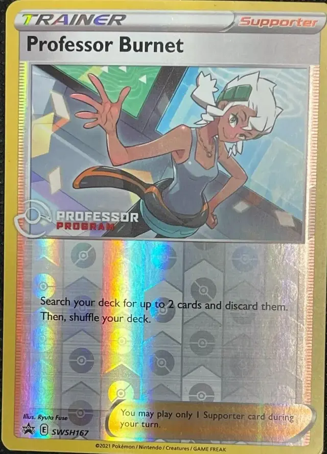 Professor Burnet [Professor Program] - Pokemon Tournament Promos #SWSH167