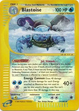 Blastoise [Reverse Holo] - Pokemon Expedition #37