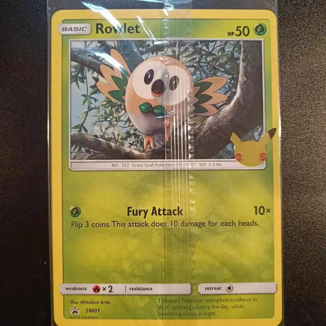 Rowlet [Jumbo] - Pokemon Jumbo Cards #SM01