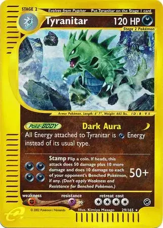 Tyranitar [Reverse Holo] - Pokemon Expedition #29