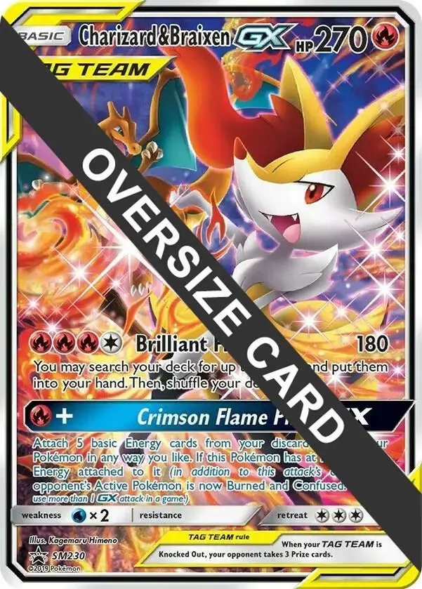 Charizard & Braixen GX [Jumbo]