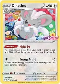 Cinccino [Prerelease Staff] - Pokemon Prerelease & Staff Promos #SWSH009