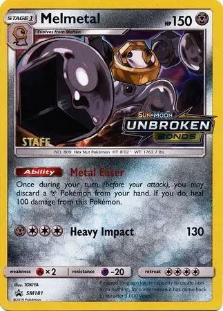 Melmetal [Prerelease Staff] - Pokemon Prerelease & Staff Promos #SM181