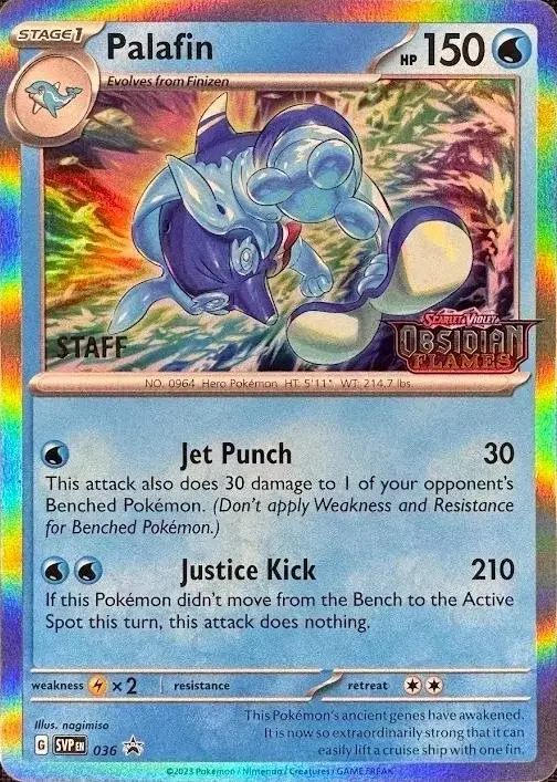 Palafin [Staff] - Pokemon Prerelease & Staff Promos #36