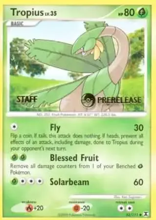 Tropius [Prerelease Staff] - Pokemon Prerelease & Staff Promos #52