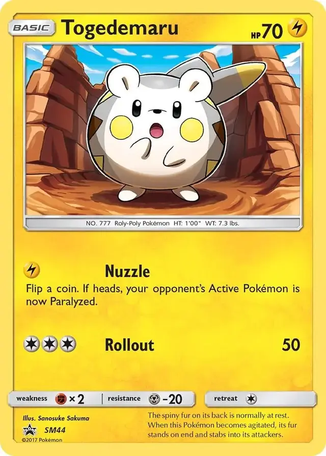 Togedemaru - Pokemon SM Promos #SM44