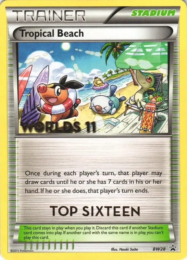 Tropical Beach [Top Sixteen] - Pokemon Tournament Promos #BW28
