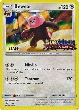 Bewear [Prerelease Staff] - Pokemon Prerelease & Staff Promos #SM49