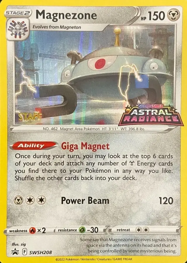 Magnezone [Staff] - Pokemon Prerelease & Staff Promos #SWSH208