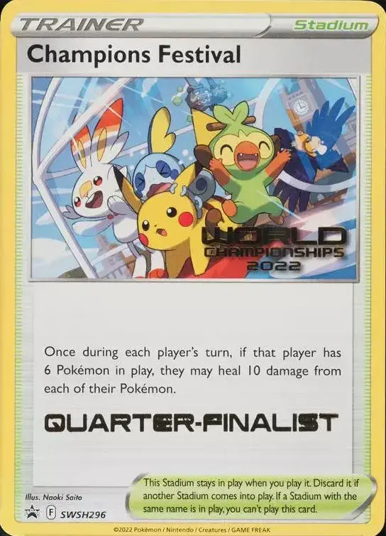 Champions Festival [Quarter-Finalist] - Pokemon Tournament Promos #SWSH296