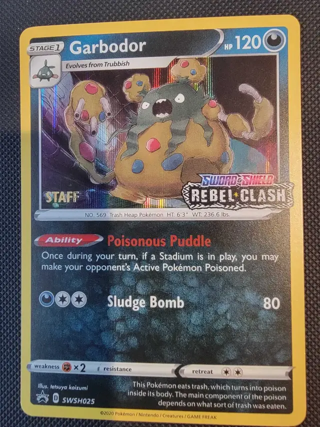 Garbodor [Staff] - Pokemon Prerelease & Staff Promos #SWSH025