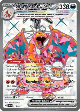 Charizard ex 215 - Pokemon Obsidian Flames