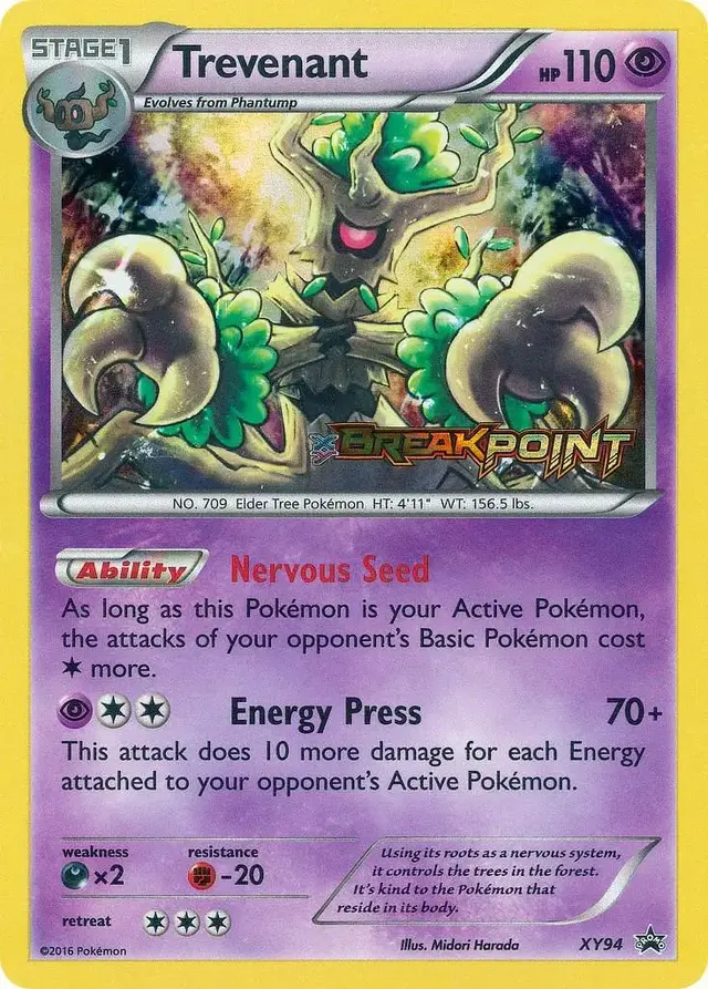 Trevenant - Pokemon XY Promos #XY94