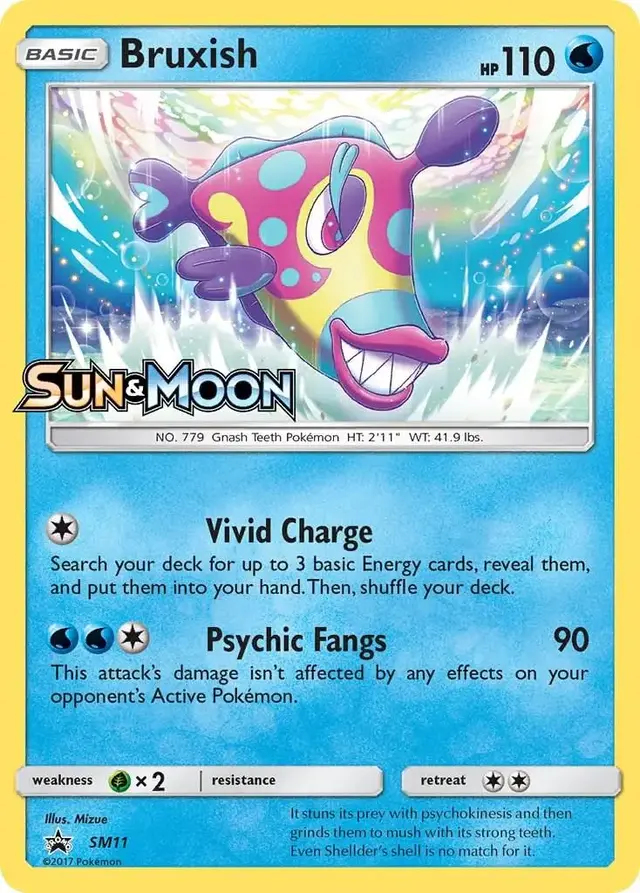 Bruxish - Pokemon SM Promos #SM11